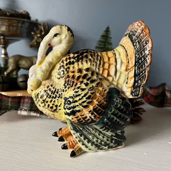 Large salt pepper shaker Thanksgiving turkey Chase made in Japan - Picture 2 of 8